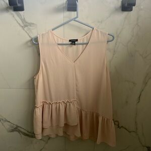 halogen Women’s pink peplum top